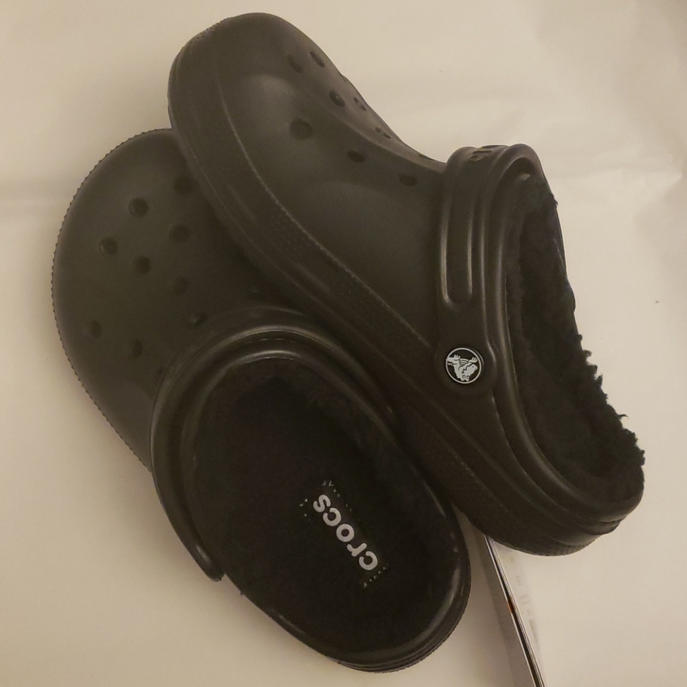 Brand New Ralen lined crocs black - Picture 3 of 10